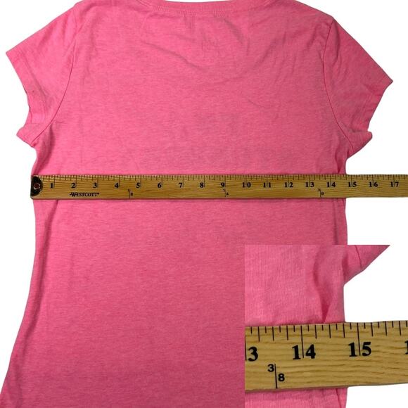 Wound Up Pink Graphic "Im Not Stubborn" Tee Juniors M(7-9) Scoop Neck Short Slee - Picture 6 of 9